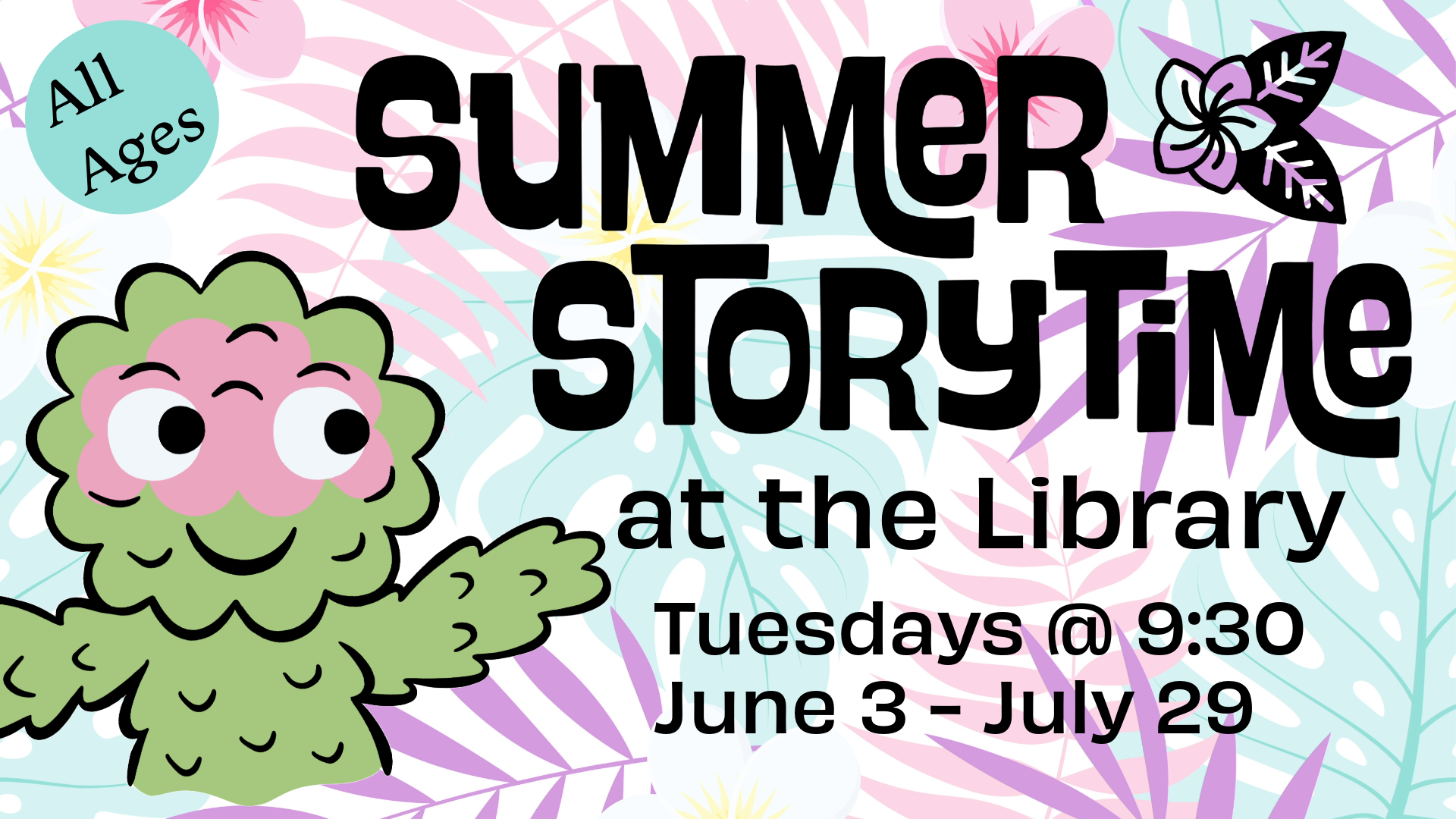 2025 Summer Storytime at the Library