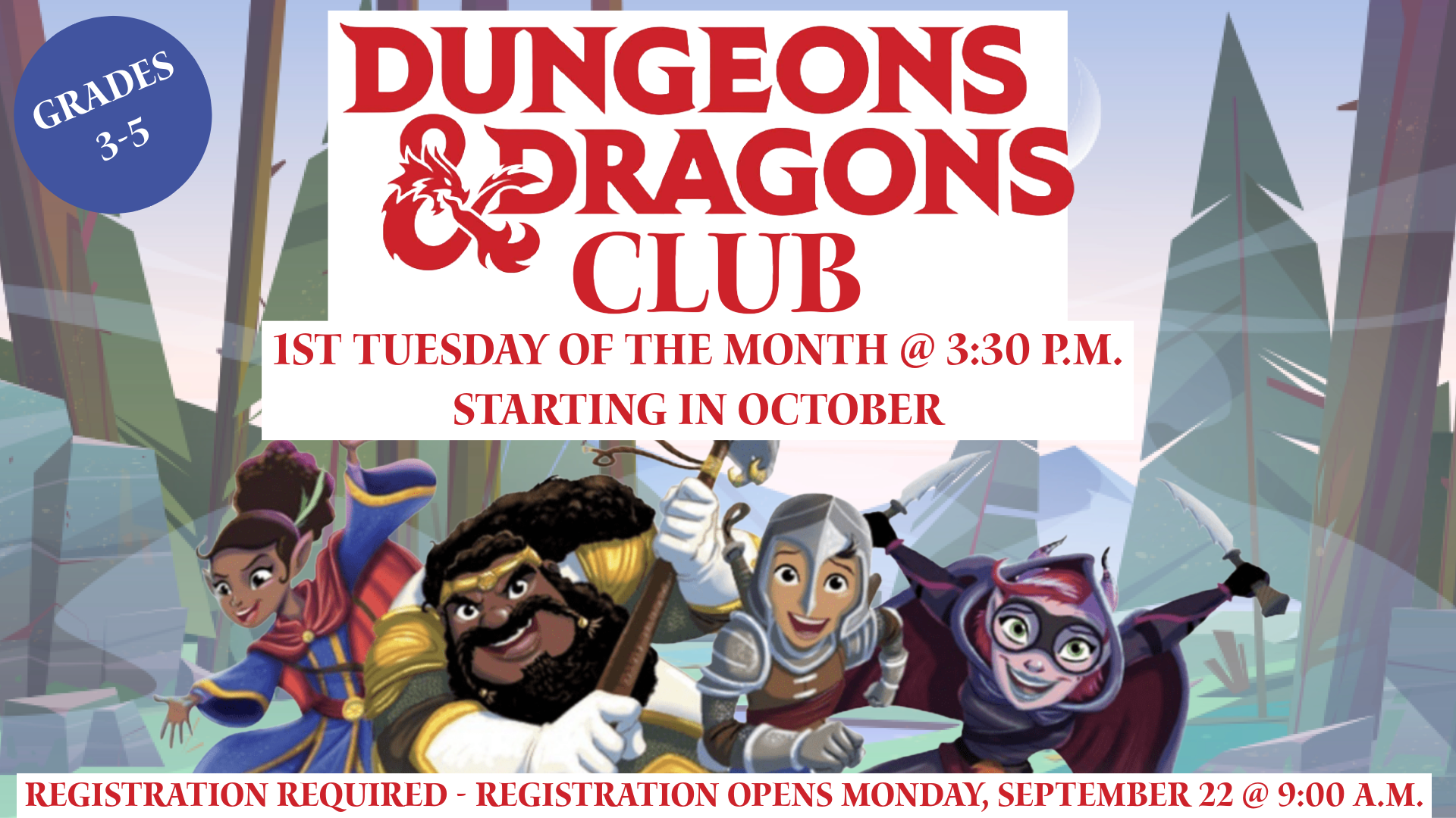 2025 D&D Club Grades 3-5