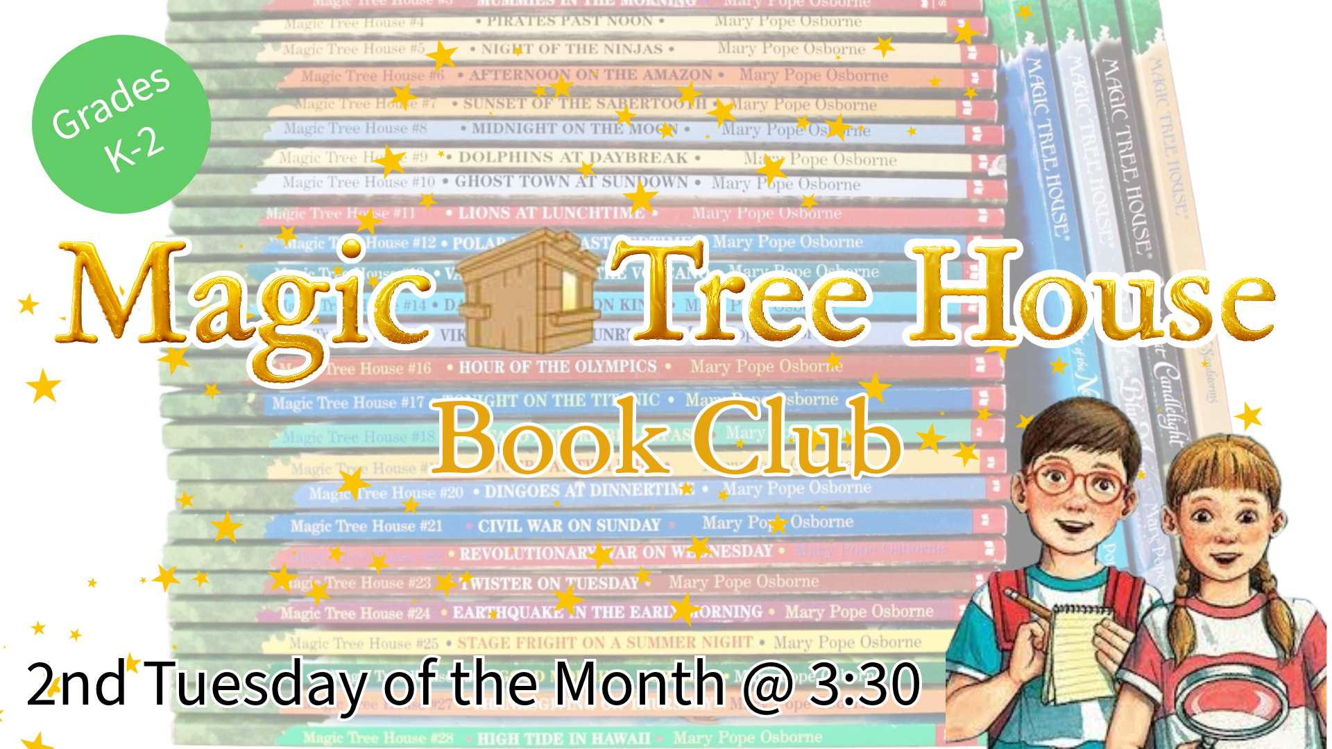 2025-2026 Magic Tree House Book Club