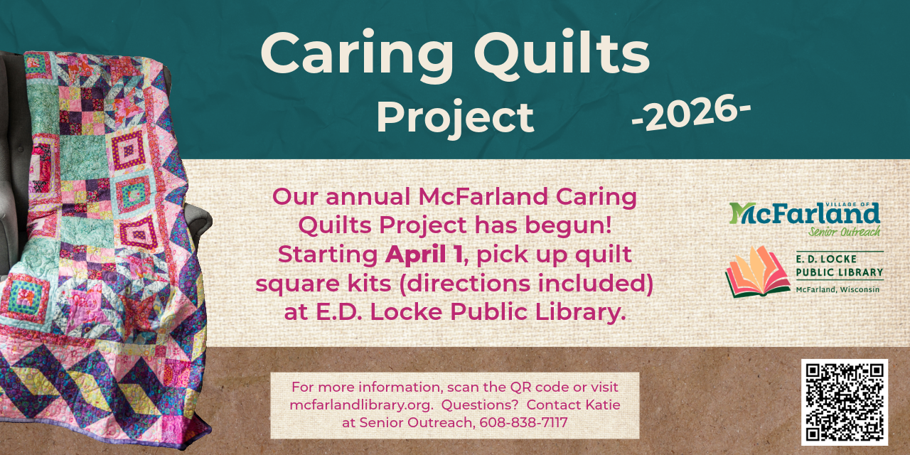 A brightly colored quilt is strewn across an armchair.