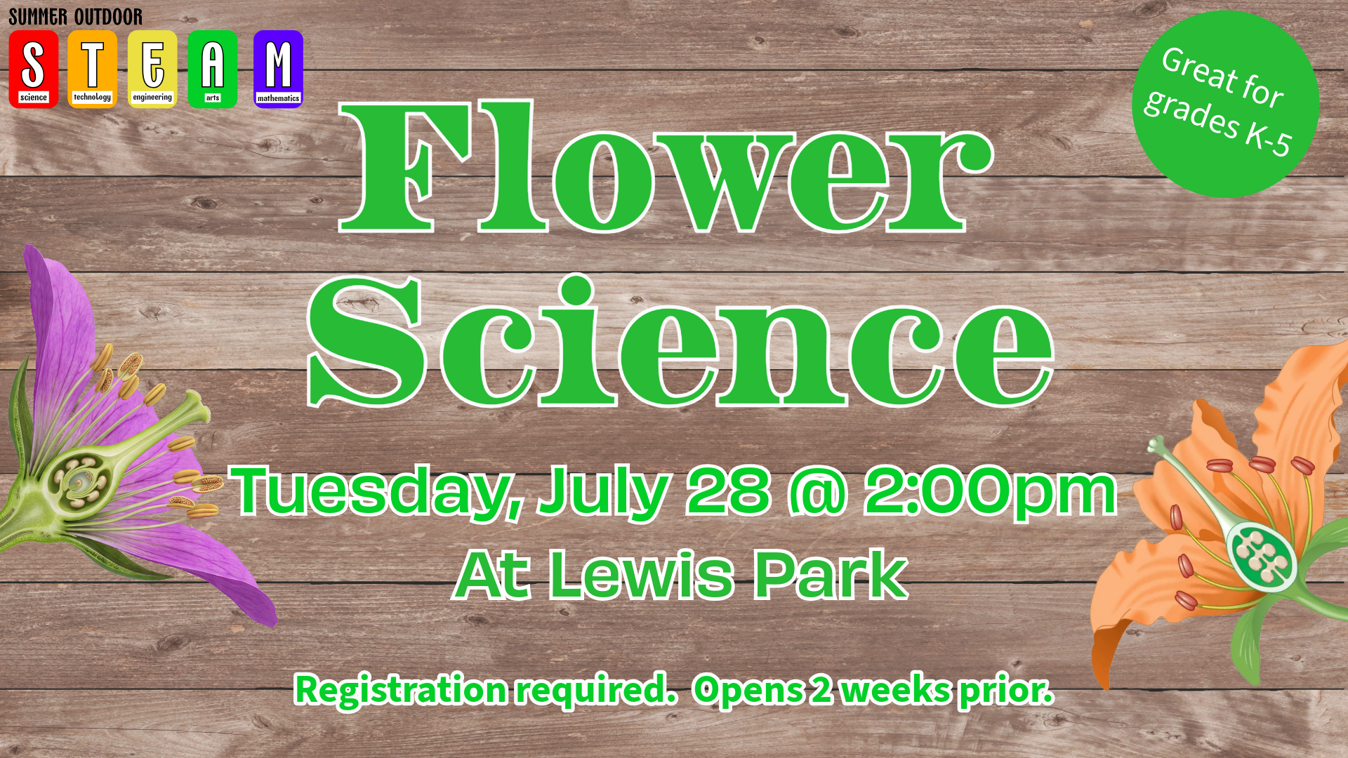 2026 STEAM Flower Science