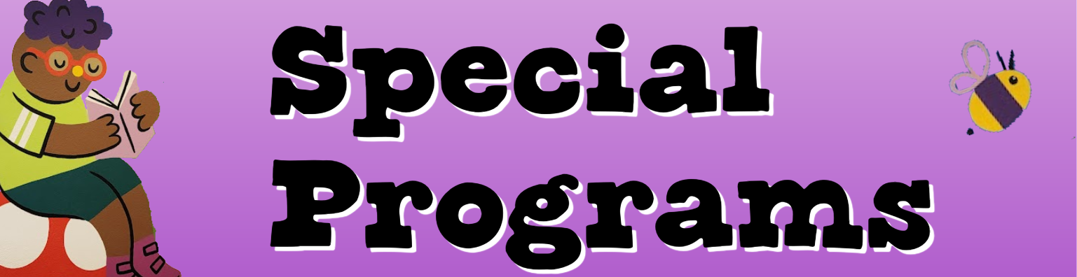 Header for Special Programs Page for Children