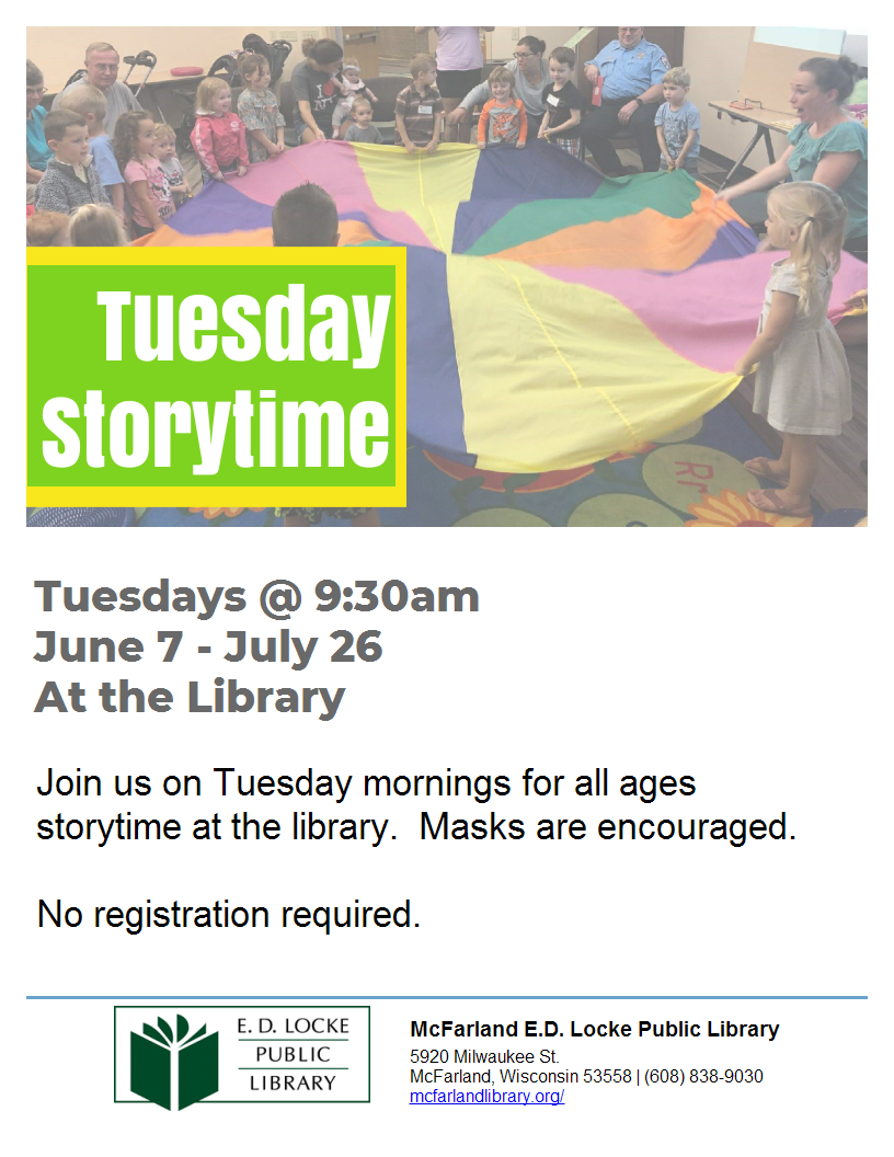 Tuesday Storytime Poster