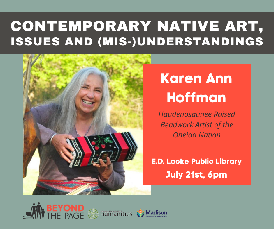 Event Flyer with photo of Karen Ann Hoffman