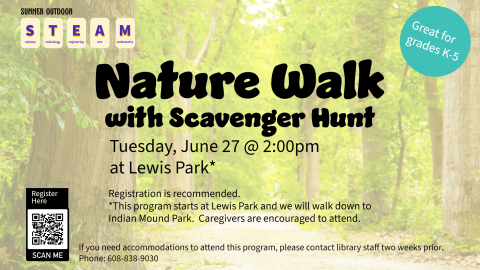 STEAM Nature Walk Banner STEAM Nature Walk Banner
