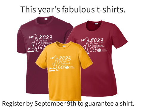 2023 Bookmark T-Shirts 2023 Bookmark T-Shirts