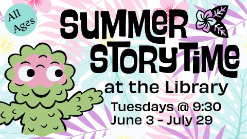 2025 Summer Storytime at the Library